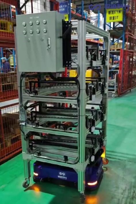 尋跡智行 汽車零部件廠內無人搬運應用案例